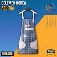 Apron Celemek Masak Untuk Kerja Dewasa Cafe Clemek Celmek Celemek Masak Bahan Kain Katun Dewasa Anti