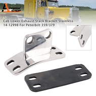 Cab Lower Stack Bracket Stainless 14-12998 for Peterbilt 359/379
