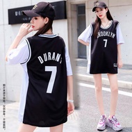 เสื้อบอลเจมส์เสื้อทีเชิ้ต Lakers curry Kobe เบอร์23แขนสั้นสำหรับทั้งผู้ชายและผู้หญิง2ชิ้นปลอมเสื้อกั