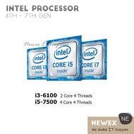 Intel Core i3-6100 i5-7500 LGA1151 CPU Processor