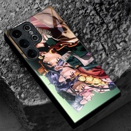 Anime JoJo's Bizarre Adventure(3) design Phone Case Glass for Samsung Galaxy S20 S21 S22 S23 S24 S25