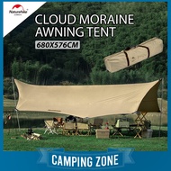 NATUREHIKE Cloud Moraine Awning Tent Flysheet Camping Waterproof Tarp Tent Big Tent Canopy Khemah Camping Waterproof