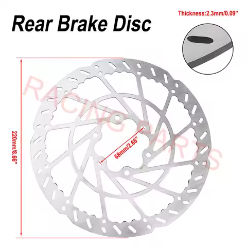 220mm 6-hole Disc Brake For TALARIA Talaria X3 MX3 Motorcycle 2.3mm Thick Disc Brake Accessories