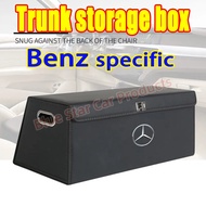 Benz car storage box trunk storage box foldable thickened wooden storage box storage box storage box