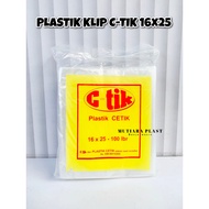 Plastic Clip 16x25 Plastic Bag Transparent Plastic Packaging