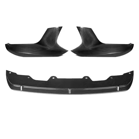 for BMW F90 M5 & Competition 17-20 Pre-LCI Auto Racing Car Front Chin Spoiler Splitter M5 MP Style D