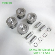 Car accessories Skyactiv diesel engine 1 set piston SHY1-11-SA0 STD for Mazda CX-5 2011-2021 Mazda 3