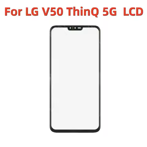 Pop LCD Outer Screen Glass Replacement For LG V50 ThinQ 5G G8 Thinq Screen Front Glass Kit For LG V6