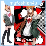 Persona 5 Futaba Sakura Shirt AFK Cosplay Costume Flight Cosplay Suit Jacket