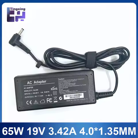 19V 3.42A 65W 4.0*1.35 Power Charger Laptop adapter For Asus Zenbook UX32VD UX305CA ux31a x201e ux30