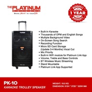 Platinum Karaoke PK-10 Built-in Karaoke Trolley Speaker 19,000+++ Song