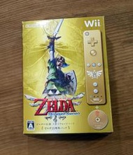 新品！Wii日版遊戲- 薩爾達傳說 禦天之劍 天空之劍 25週年 黃金右手把同捆版（瘋電玩）