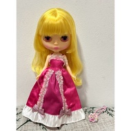 licca heart jewel dress+With Hair Tie blythe outfit Doll Set