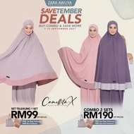 Zara Awliya Camellita The Monotone Telekung