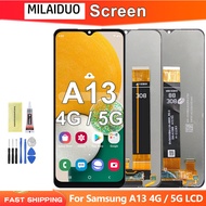 LCD For Samsung A13 4G A135 / A13 5G A136 LCD Display Digital Touch Screen with Frame Assembly Repla