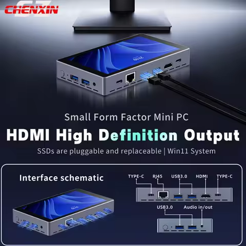 CENAVA-H55N Intel Celeron N5095 2.9GHz 1920x1200 Touch Screen Win11 WiFi 6 BT5.0 USB3.0 x4 HDMI Type