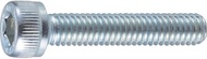 TRUSCO B62-0820 Hex Socket Bolts, Unichrome, Half-Threaded, Size M8 x 0.8 Inches (20 mm), Pack of 25