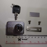 Cabinet Lock | 1 Door and 2 Door Cabinet Door Locks | For 5-7 mm thick