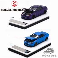 Focal Horizon FH 1:64 SkylineR32 Garage Active Metal Purple/Blue Limited 999 Diecast Model Car