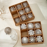 Decoration Window Colorful Ball Pendant Christmas Ball Christmas Season Hanging Ball Christmas Decor