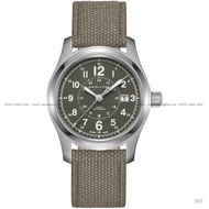 HAMILTON H70605963 Men's Analog Watch Khaki Field Automatic 24-hours Date 42mm Canvas Strap Green *O