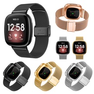 Watch Strap For Fitbit Versa 3/ Fitbit Sense Smart Bracelet Wristband Metal Replaceable Watch Band F