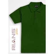 Polo Tshirt Plain Cotton Rians