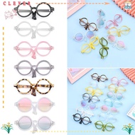 CLEVERHD Miniature Doll Glasses Round Frame For Blythe Doll Accessories Toys Eyewear