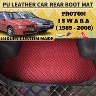 PROTON SAGA ISWARA LMST (1985-2008) CAR ACCESSORIES REAR BOOT TRAY TRUNK CARGO PU LEATHER CAR BOOT BONET CUSTOM MADE