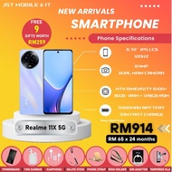 [READY STOCK | BUY 1 FREE 9 ] realme 11x 5G | FREE GIFTS WORTH RM259 | 16*GB RAM + 128GB ROM | 64MP 