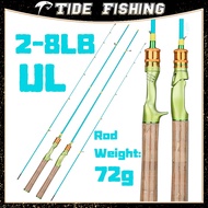 2-8LB UL Ultralight Fishing Rod,Lure Weight 2g-8g,4.9ft/5.5ft/5.9ft/6.5ft,2Sections Carbon Fiber Fis