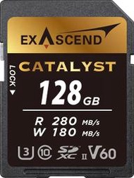 乙巧＞Exascend Catalyst 128GB SDXC UHS-II V60 公司貨 防水 防塵 防磁 耐震