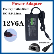 AC TO DC Power Supply Adapter Adaptor Water Pump LCD LED 12V6A
