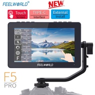 FEELWORLD F5 V4โปรมอนิเตอร์ฟิลด์สำหรับกล้องถ่ายรูป DSLR หน้าจอสัมผัส6นิ้วพร้อม3D LUT 1920X1080 4K ตั