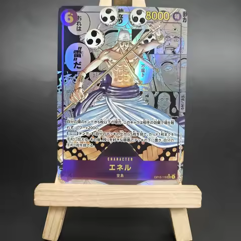 DIY ONE PIECE Card Manga Enel SEC OP15-118 Adventure on KAMI’s Island Japanese TCG Anime Cards