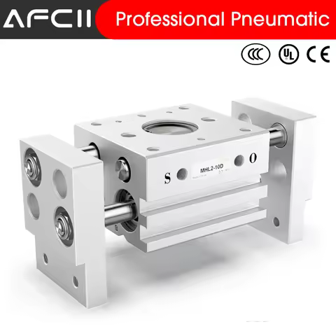 MHL2 Double Acting Pneumatic Gripper SMC Replacement T Type Air Gripper 10D/16D/20D/25D/10D1/16D1/20