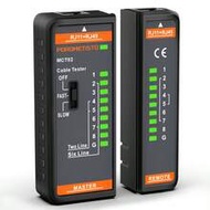 MCT02 Cable Tester, RJ11/RJ45 PoE Tester, LAN Cable Tester, Telephone Line Connectivity Tester, Cabl