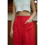 MERAH (NEW w/ TAG) MAVEN - ANSLEY PANTS RED (PANTS ONLY)