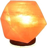 SMLZV Salt Lamps, Authentic Natural Himalayan Salt Lamp Hand-Carved in Pink Crystal Rock Salt from The Himalayan Mountains Footed Wood Base Night Lights