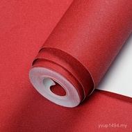 Retro Red Wallpaper Chinese Red Solid Color Style Wallpaper Chinese Living Room Trendy Forbidden Cit
