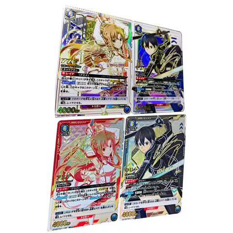 Sword Art Online UA UNION ARENA Collection Card Yuuki Asuna Kirigaya Kazuto Bronzing Signature Card 