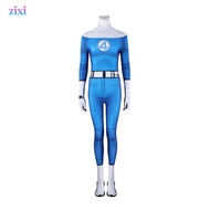 Fantastic Four Cosplay Jumpsuit Marvel Role-Playing Costume Halloween Performance Outfit