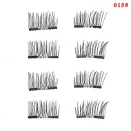 Wholesale Reusable 2Pair/8pcs Half Eyelashes Magnetic Eyelash Natural Look 3D Makeup Eyelash Extensi