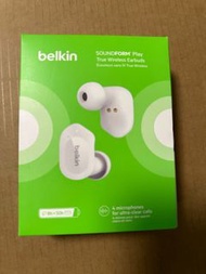 belkin soundform play 全新 白色 無線 藍芽耳機