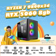 BONMECOM2 คอมประกอบ / NEW RTX 5060 8GB / AMD AM5 RYZEN 7 9800X3D / Case เลือกแบบได้นะครับ