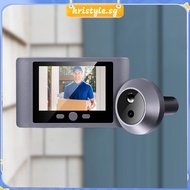 [kristyle.sg] Digital Door Viewer PIR Motion Detection Digital Peephole Eye Viewer 2000mAh -M6