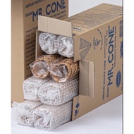 วาฟเฟิลโคนกลาง (96 ชิ้น/กล่อง 12 ชิ้น/แถวx8) ตรา มิสเตอร์โคน#Waffle cone#Mister cone