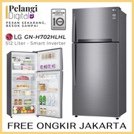 LG GN-H702HLHL Kulkas 2 Pintu - Smart Inverter 512 Liter HygieneFRESH