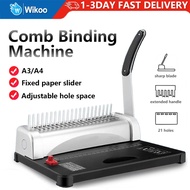 Comb Binding Machine A4/A3 Size Office 21 Hole Heavy Duty Binder Machine Wire Binding Machine