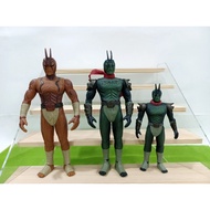 Bandai Kamen Rider kuuga kaijin series Go Badaa Ba and Zu Badzu ba 6.5inch sofubi and 13.5cm figure 